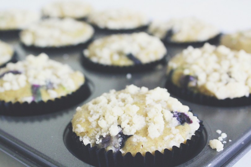Breakfast Muffins: Avocado & Blueberry