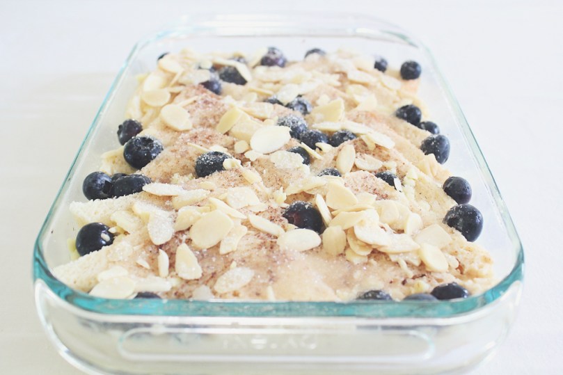 Blueberry Bread Pudding