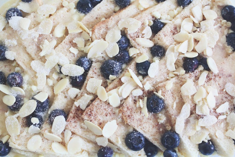 Blueberry Bread Pudding