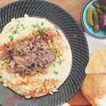 HUMMUS AND LAMB