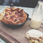 DESSERTS: BAKED APPLE PIE (for 2 people)