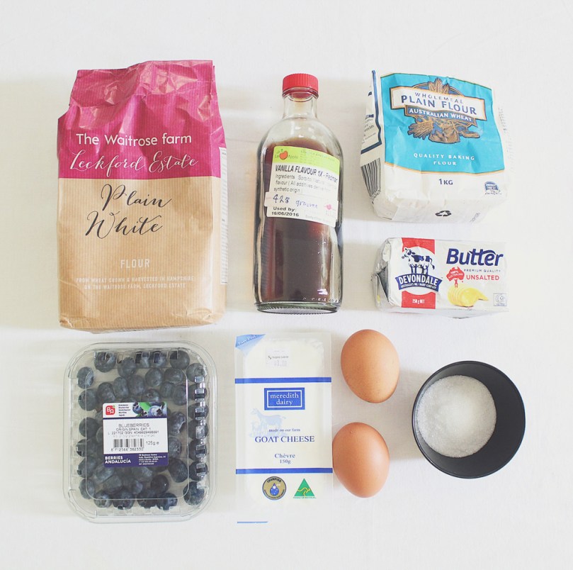Blueberry Goat Cheese Empanadas Ingredients