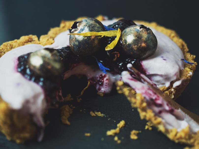 Blueberry Cheesecake Tarts (Gluten Free)