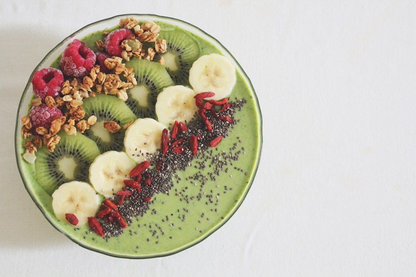 Avocado & Spinach Smoothie Bowl