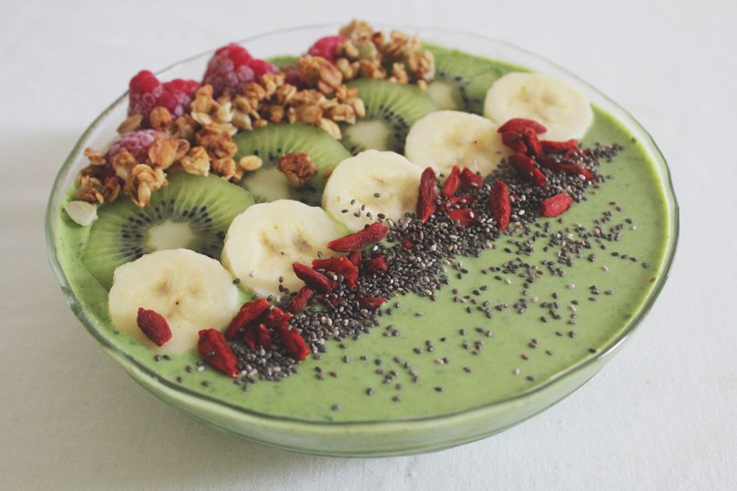 Avocado & Spinach Smoothie Bowl