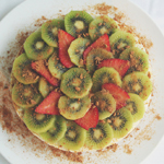 Strawberry Kiwi Lime Yoghurt Cake
