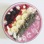 Banana & Blackberry Smoothie Bowl