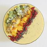 Tropical Mango & Pineapple Smoothie Bowl