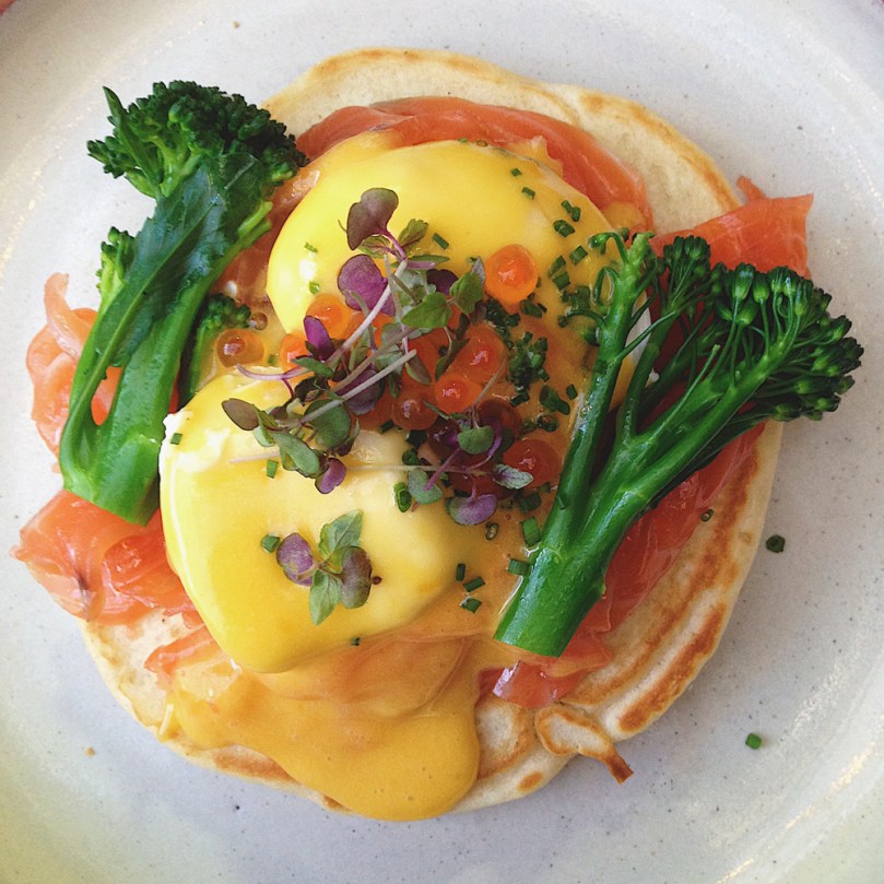 Devon Café's Eggs Blini