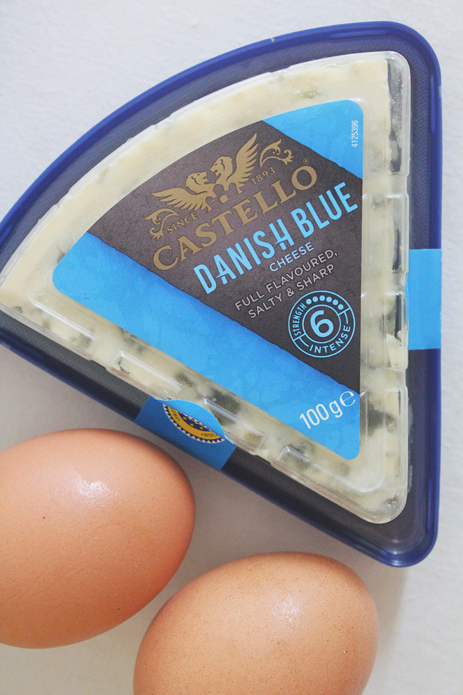 Breakfast Muffins: Blue Cheese & Mushroom Ingredients