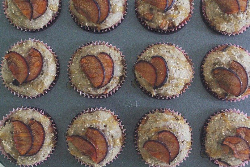 Breakfast Muffins: Spiced Plum & Quinoa