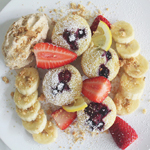 Mini Mixed Berry Pancakes