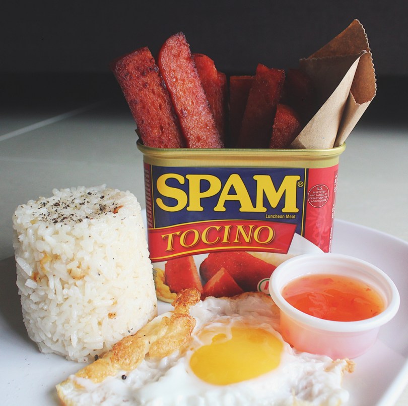 Tocino Spamsilog Fries