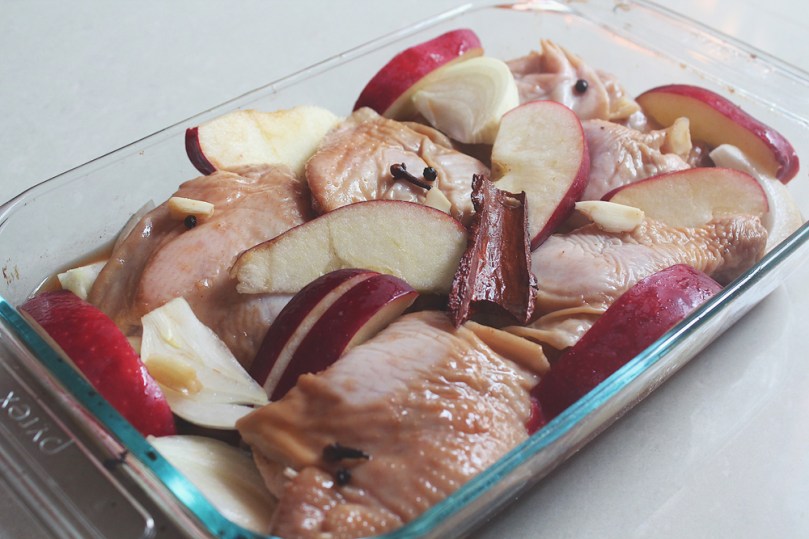 Apple Chicken Bake Process