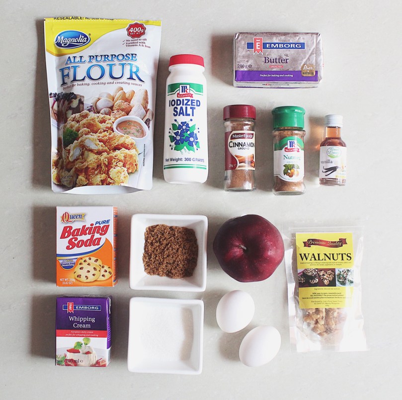 Chunky Apple Cake Ingredients