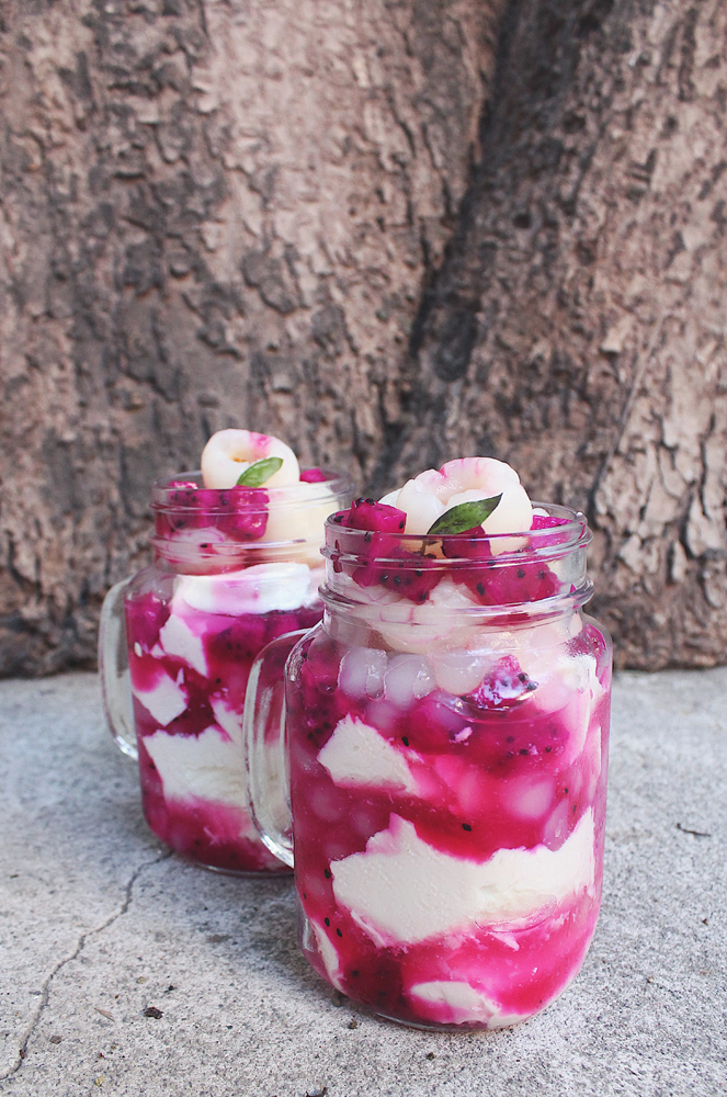 Dragon Fruit & Lychee Taho