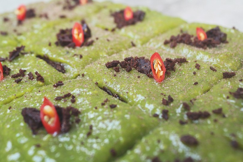 Fudgy Avocado-Chilli Brownies