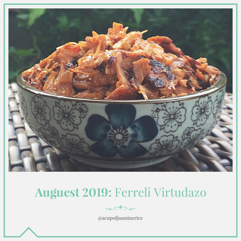 Auguest 2019: Ferreli Virtudazo