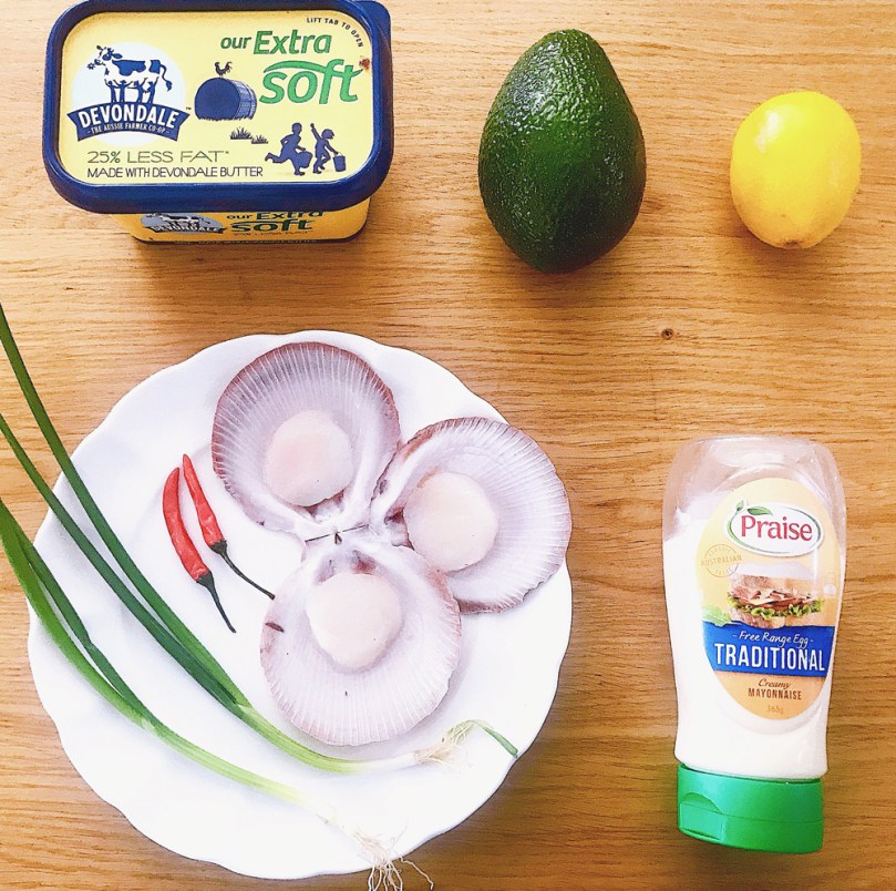 Seared Lemon Butter Scallops With Avocado Sauce Ingredients