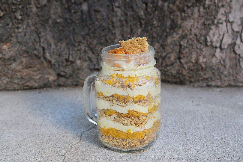 Deconstructed Pumpkin Pie in a Jar