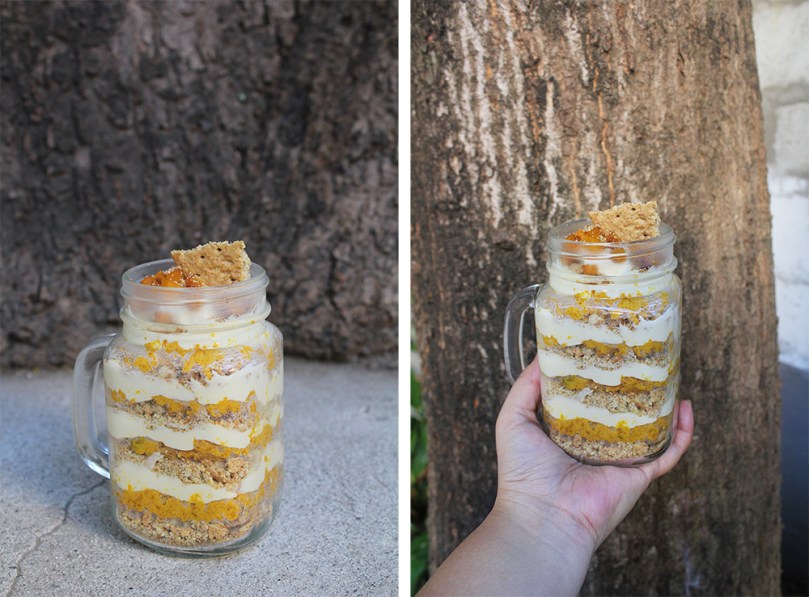 Deconstructed Pumpkin Pie in a Jar