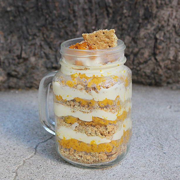 Deconstructed Pumpkin Pie in a Jar