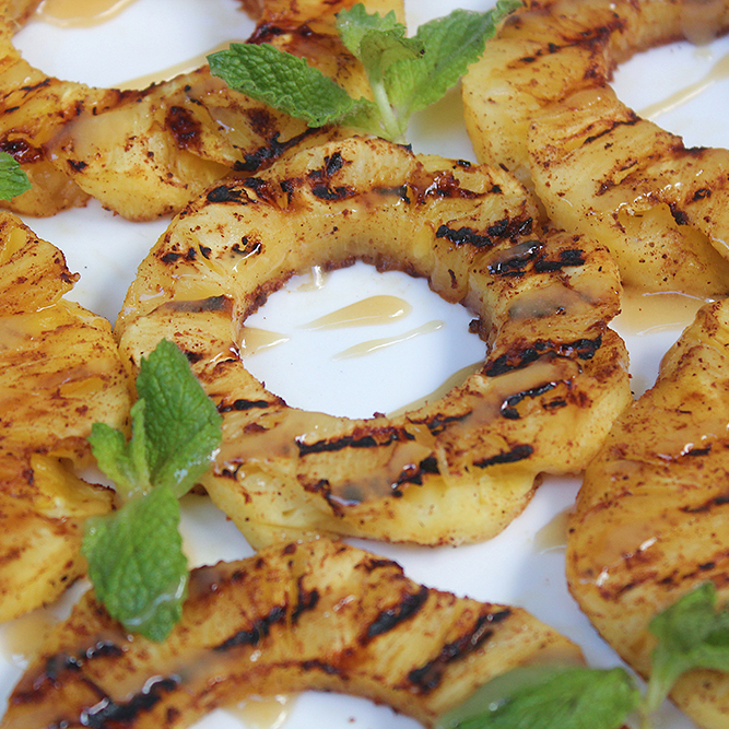 Grilled Pineapple Dessert