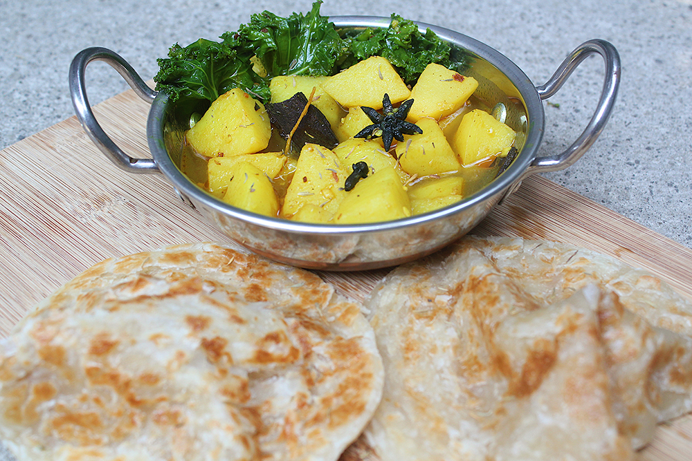 Aloo Kadhi (Indian Potato Curry)