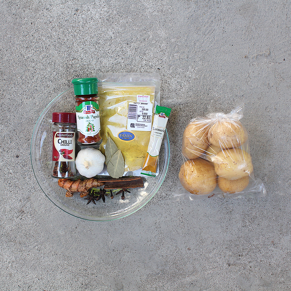 Aloo Kadhi (Indian Potato Curry) Ingredients