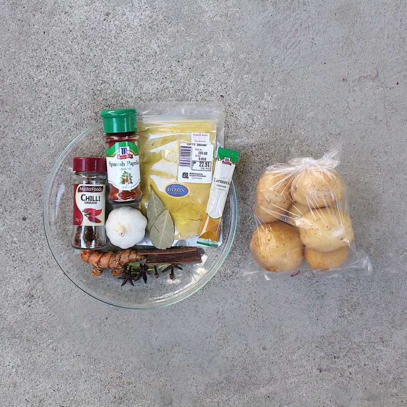 Aloo Kadhi (Indian Potato Curry) Ingredients