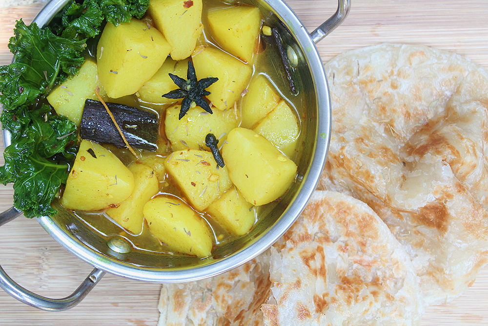 Aloo Kadhi (Indian Potato Curry)