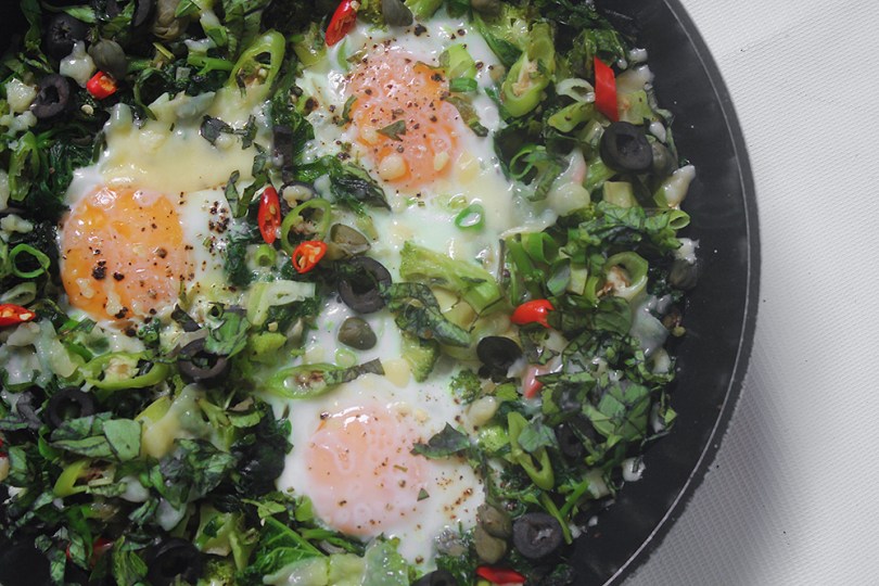 Super Green Shakshuka