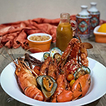 Deconstructed Spicy Seafood Jambalaya