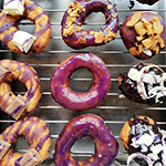 Ube-glazed Doughnuts