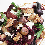 Roasted Purple Winter Vegetable Salad