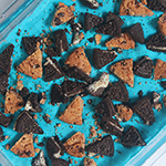 No-churn Cookie Monster Ice Cream