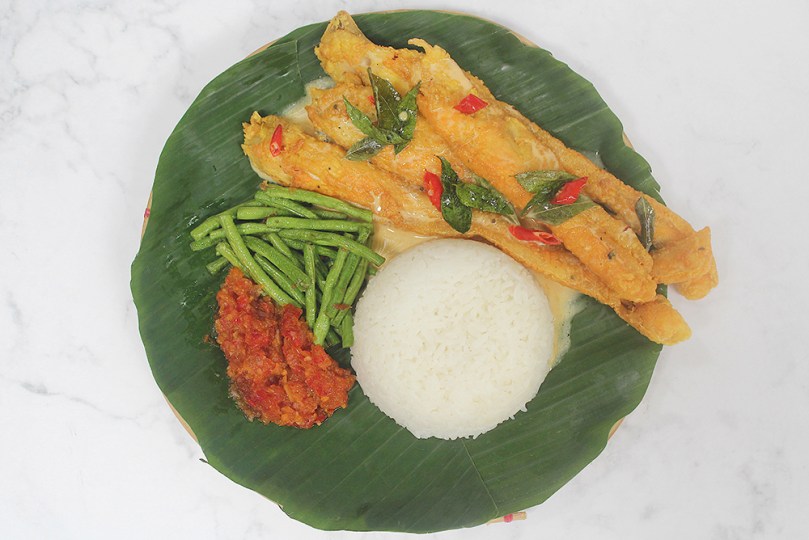 Nasi Katok with Buttermilk Salmon