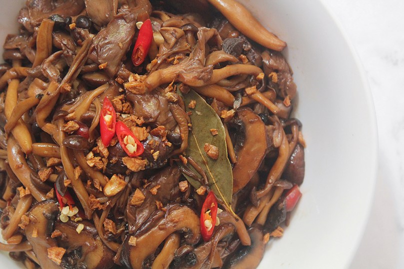 Spicy Mushroom Adobo