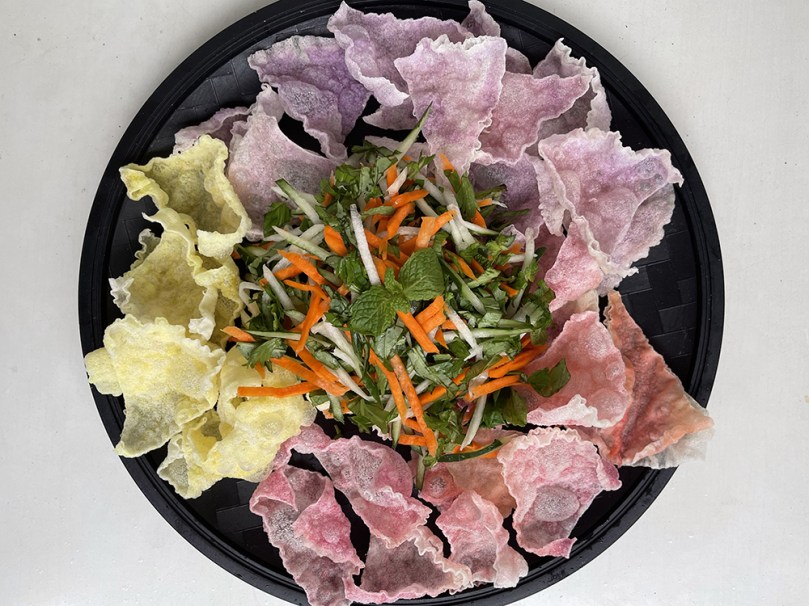Vietnamese Rice Paper 3 Ways - Rice Paper Nacho Salad