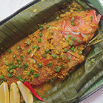 Ikan Pepes (Grilled Fish in Banana Leaves)