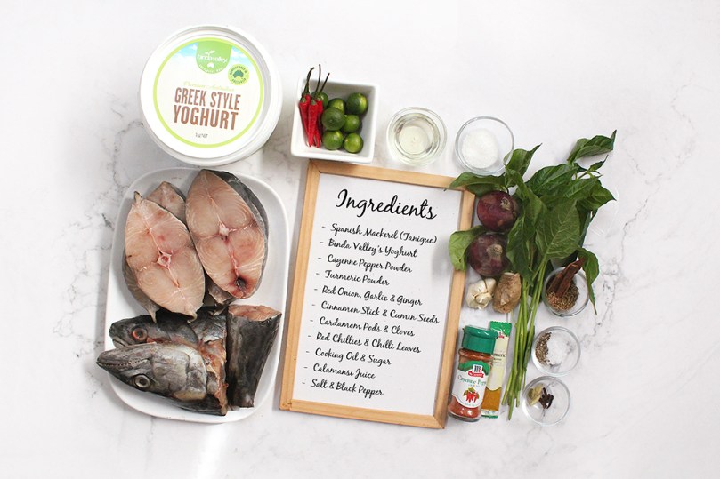 Bengali Doi Maach (Fish in Yoghurt Curry) Ingredients