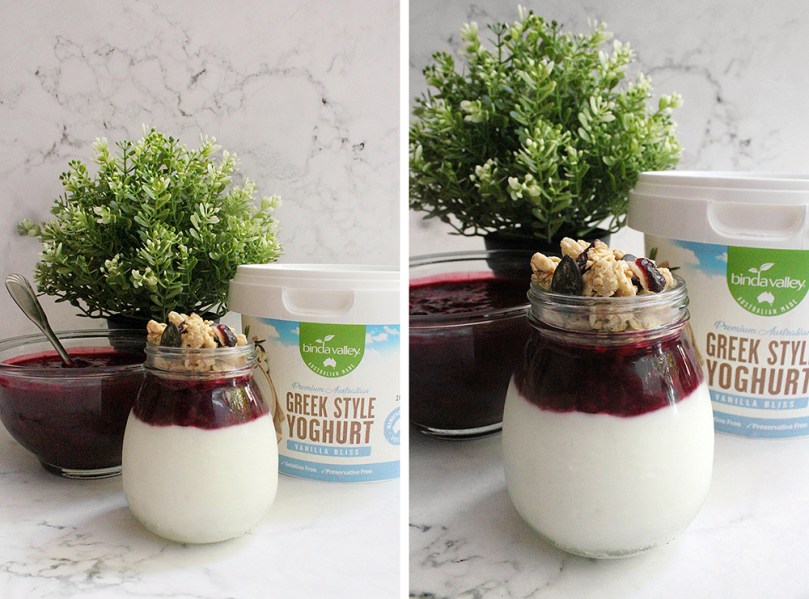 Mixed Berry Compote & Binda Valley's Vanilla Bliss Yoghurt